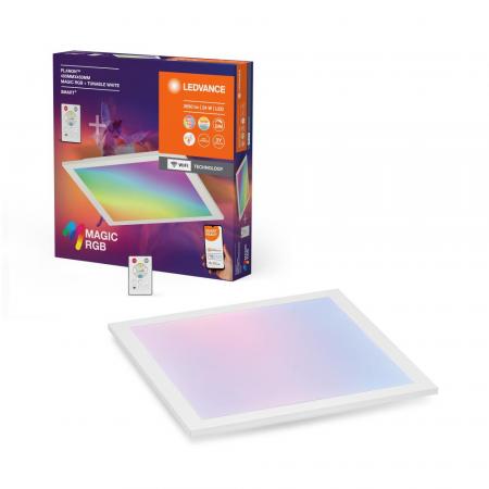 LEDVANCE SMART+ WiFi PLANON MAGIC LED-Panel 24W 1900 lm RGB + Tunable White 2700–6500K dimmbar 445 x 445 mm weiß